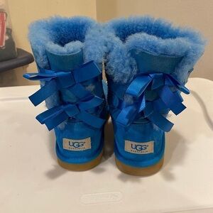 Blue UGG Boots-Youth size 3